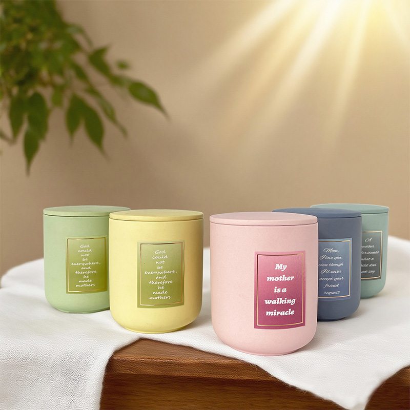 Morandi Color Scheme Niche Lidded Jar Scented Candle Soy Wax