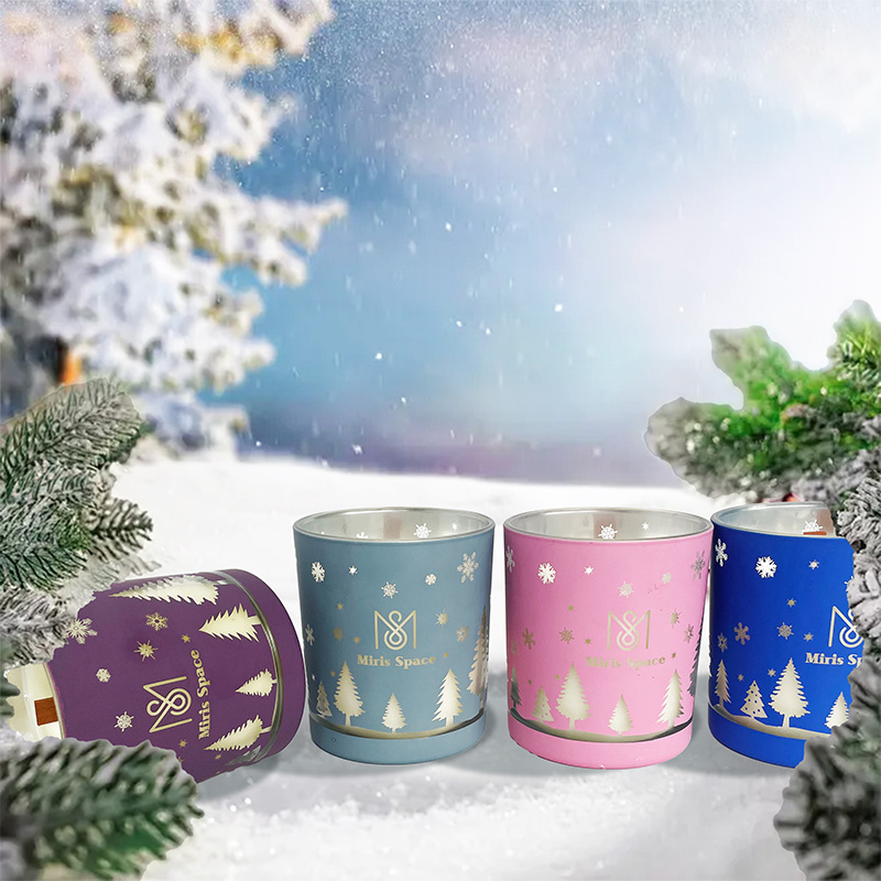 Christmas Cutout Festive Ambiance Reindeer Scented Candle Natural Soy Wax