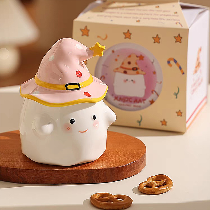 Halloween Little Ghost Sprite Shaped Creative Scented Candle Pure Natural Soy Wax