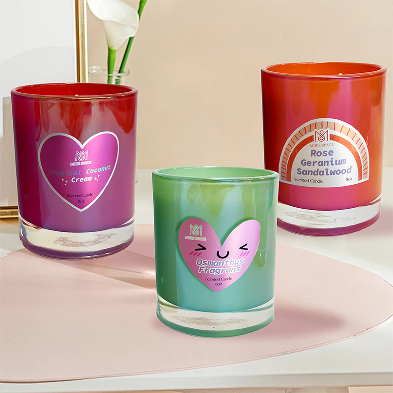 Valentine'S Day Laser Gradient Scented Candle Soy Wax