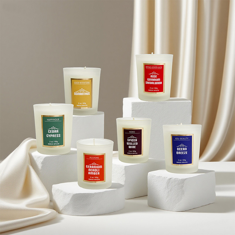 Colorful Rainbow Set Soy Wax Scented Candle – Custom Logo Available