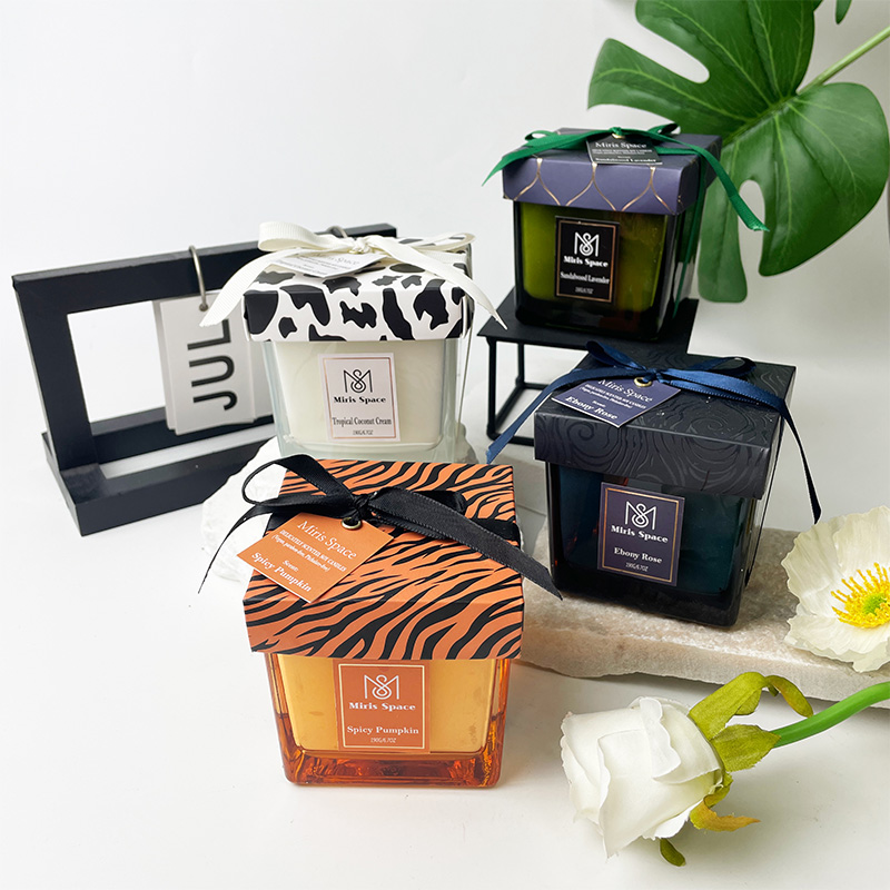 Premium Gift-Shaped Scented Candle with Natural Soy Wax