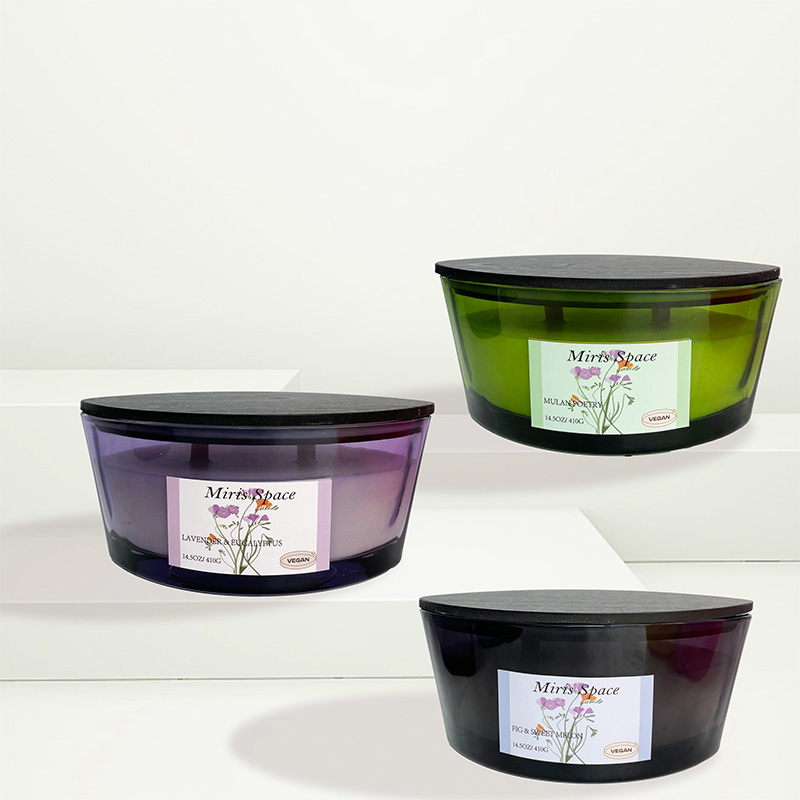 Boat-Shaped Lidded Jar Scented Candle Pure Natural Soy Wax Custom Logo