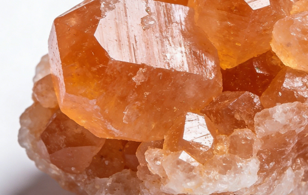 Raw Orange Salt Stone